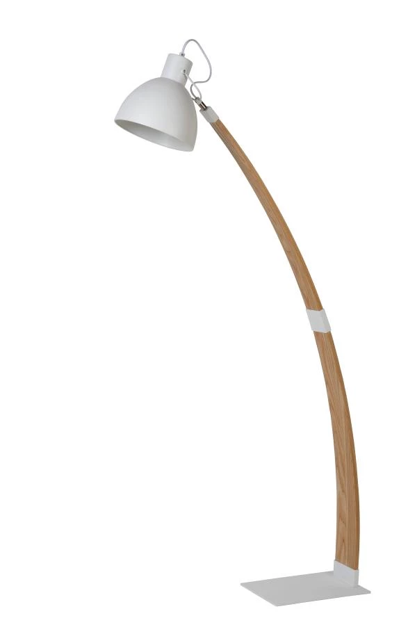 Lucide CURF - Lampadaire / lampe de lecture - 1xE27 - Blanc - UIT